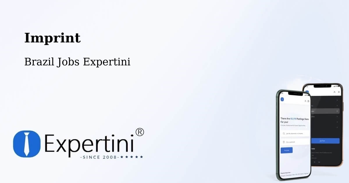 Imprint – Gramado Xavier - Brazil Jobs Expertini